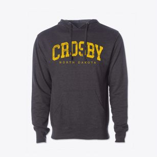 Crosby North Dakota Urban Vibe Cotton Hoodie Sweatshirt