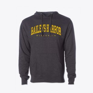 Baileys Harbor Wisconsin Urban Vibe Cotton Hoodie Sweatshirt