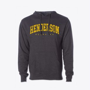 Henderson Nebraska Urban Vibe Cotton Hoodie Sweatshirt