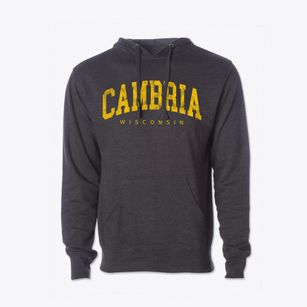 Cambria Wisconsin Urban Vibe Cotton Hoodie Sweatshirt