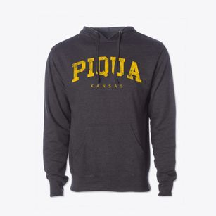 Piqua Kansas Urban Vibe Cotton Hoodie Sweatshirt