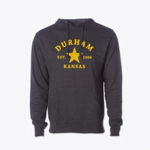Durham Kansas Star Cotton Hoodie Sweatshirt