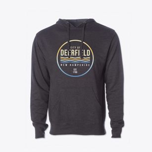 Deerfield New Hampshire Color Fade Cotton Hoodie Sweatshirt