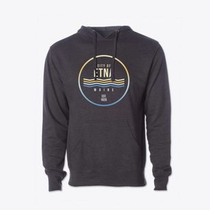 Etna Maine Color Fade Cotton Hoodie Sweatshirt