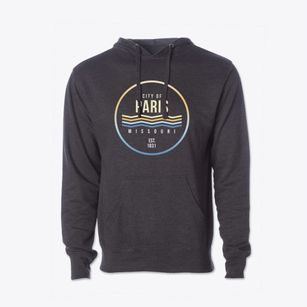 Paris Missouri Color Fade Cotton Hoodie Sweatshirt