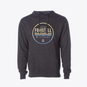 Foristell Missouri Color Fade Cotton Hoodie Sweatshirt