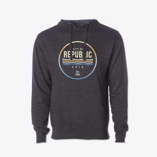 Republic Ohio Color Fade Cotton Hoodie Sweatshirt
