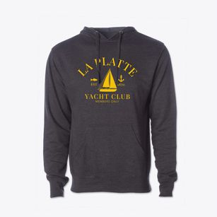 La Platte Nebraska Yacht Club Cotton Hoodie Sweatshirt