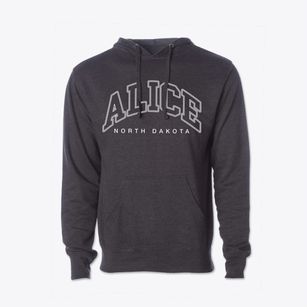 Alice North Dakota Inline Cotton Hoodie Sweatshirt