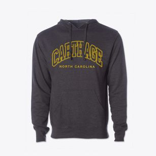 Carthage North Carolina Inline Cotton Hoodie Sweatshirt