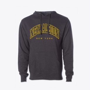 New Albion New York Inline Cotton Hoodie Sweatshirt