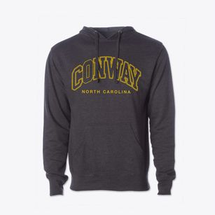 Conway North Carolina Inline Cotton Hoodie Sweatshirt