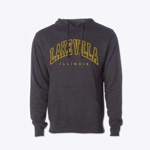 Lake Villa Illinois Inline Cotton Hoodie Sweatshirt