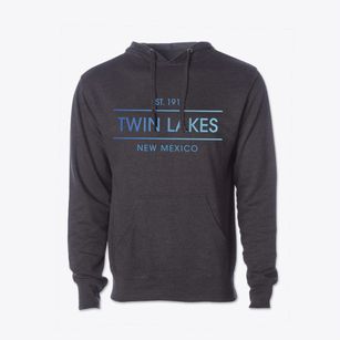 Twin Lakes New Mexico Horizon Cotton Hoodie Sweatshirt