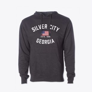 Silver City Georgia Patriot Cotton Hoodie Sweatshirt