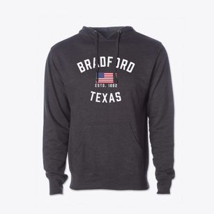 Bradford Texas Patriot Cotton Hoodie Sweatshirt
