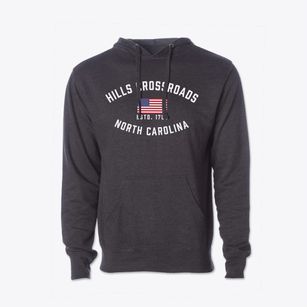 Hills Crossroads North Carolina Patriot Cotton Hoodie Sweatshirt