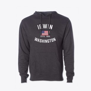 Irwin Washington Patriot Cotton Hoodie Sweatshirt