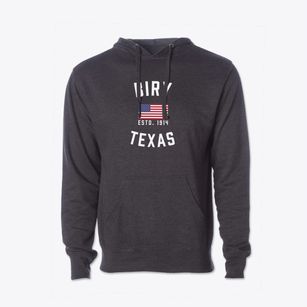 Biry Texas Patriot Cotton Hoodie Sweatshirt