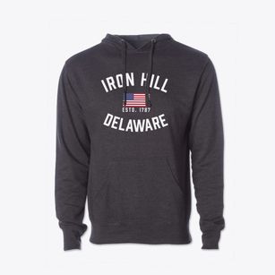 Iron Hill Delaware Patriot Cotton Hoodie Sweatshirt