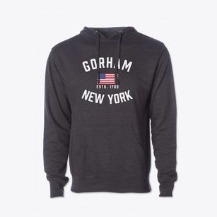 Gorham New York Patriot Cotton Hoodie Sweatshirt