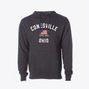 Conesville Ohio Patriot Cotton Hoodie Sweatshirt