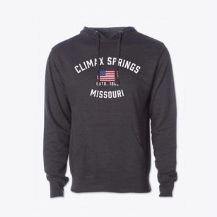 Climax Springs Missouri Patriot Cotton Hoodie Sweatshirt
