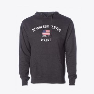 Newburgh Center Maine Patriot Cotton Hoodie Sweatshirt