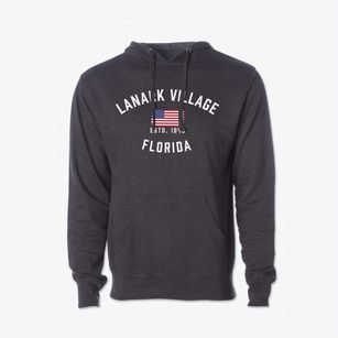 Lanark Village Florida Patriot Cotton Hoodie Sweatshirt