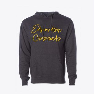 Edmundson Crossroads North Carolina Freestyle Cotton Hoodie Sweatshirt