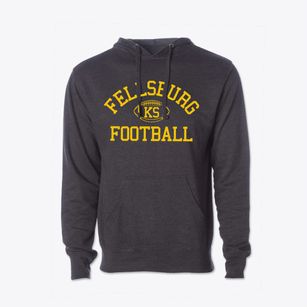 Fellsburg Kansas Football Cotton Hoodie Sweatshirt