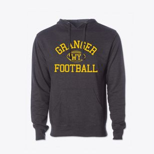 Granger Wyoming Football Cotton Hoodie Sweatshirt