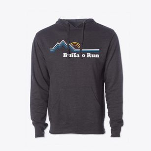 Buffalo Run Pennsylvania Mountain View Cotton Hoodie Sweatshirt