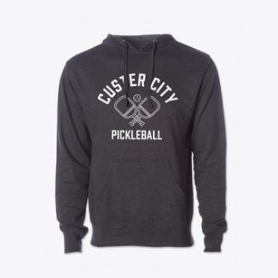 Custer City Oklahoma Pickleball Cotton Hoodie Sweatshirt