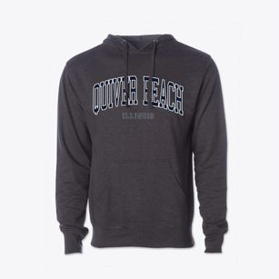 Quiver Beach Illinois Traditional Cotton Hoodie Sweatshirt