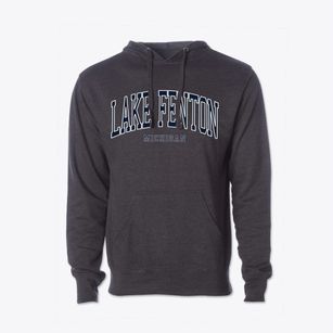 Lake Fenton Michigan Traditional Cotton Hoodie Sweatshirt