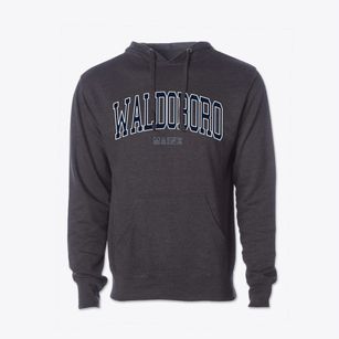 Waldoboro Maine Traditional Cotton Hoodie Sweatshirt