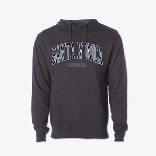 Santa Monica California Traditional Cotton Hoodie Sweatshirt