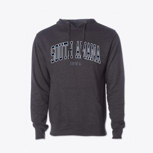 South Amana Iowa Traditional Cotton Hoodie Sweatshirt