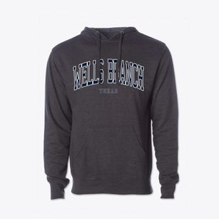 Wells Branch Texas Traditional Cotton Hoodie Sweatshirt