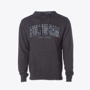 Fultonham New York Traditional Cotton Hoodie Sweatshirt
