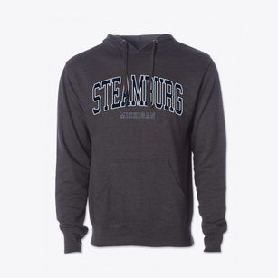 Steamburg Michigan Traditional Cotton Hoodie Sweatshirt