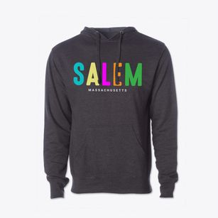 Salem Massachusetts Color Pop Cotton Hoodie Sweatshirt