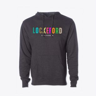 Lockeford California Color Pop Cotton Hoodie Sweatshirt
