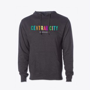 Central City Nebraska Color Pop Cotton Hoodie Sweatshirt