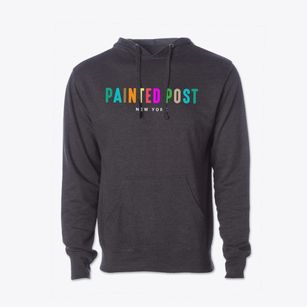 Painted Post New York Color Pop Cotton Hoodie Sweatshirt