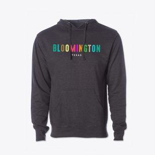 Bloomington Texas Color Pop Cotton Hoodie Sweatshirt