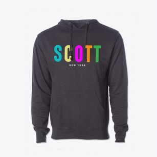 Scott New York Color Pop Cotton Hoodie Sweatshirt
