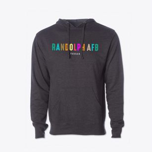 Randolph Afb Texas Color Pop Cotton Hoodie Sweatshirt