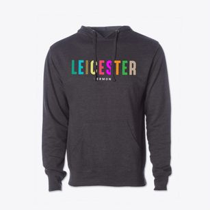 Leicester Vermont Color Pop Cotton Hoodie Sweatshirt